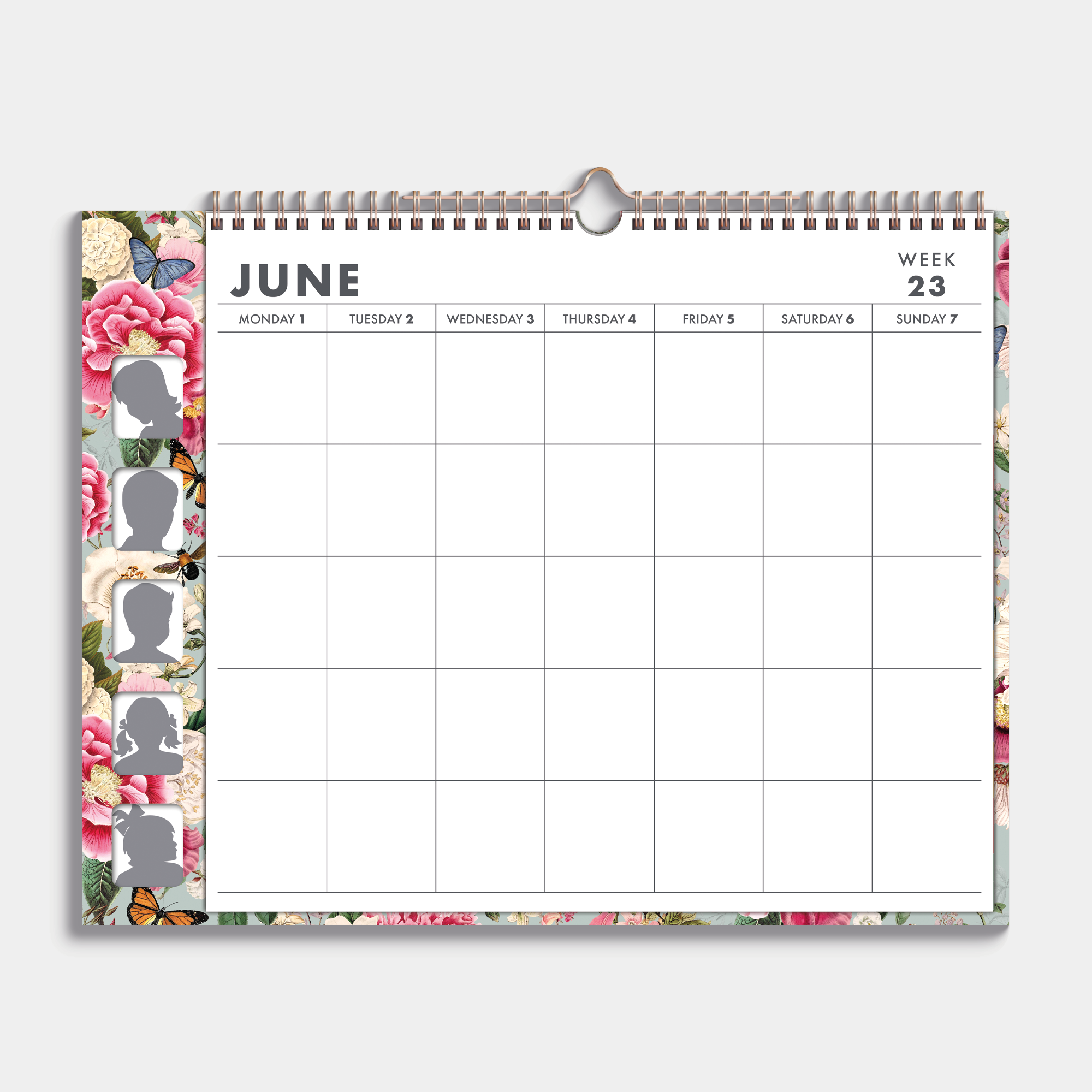 FAMILY PLANNER 2026-2027 ±A3 SHABBY CHIC