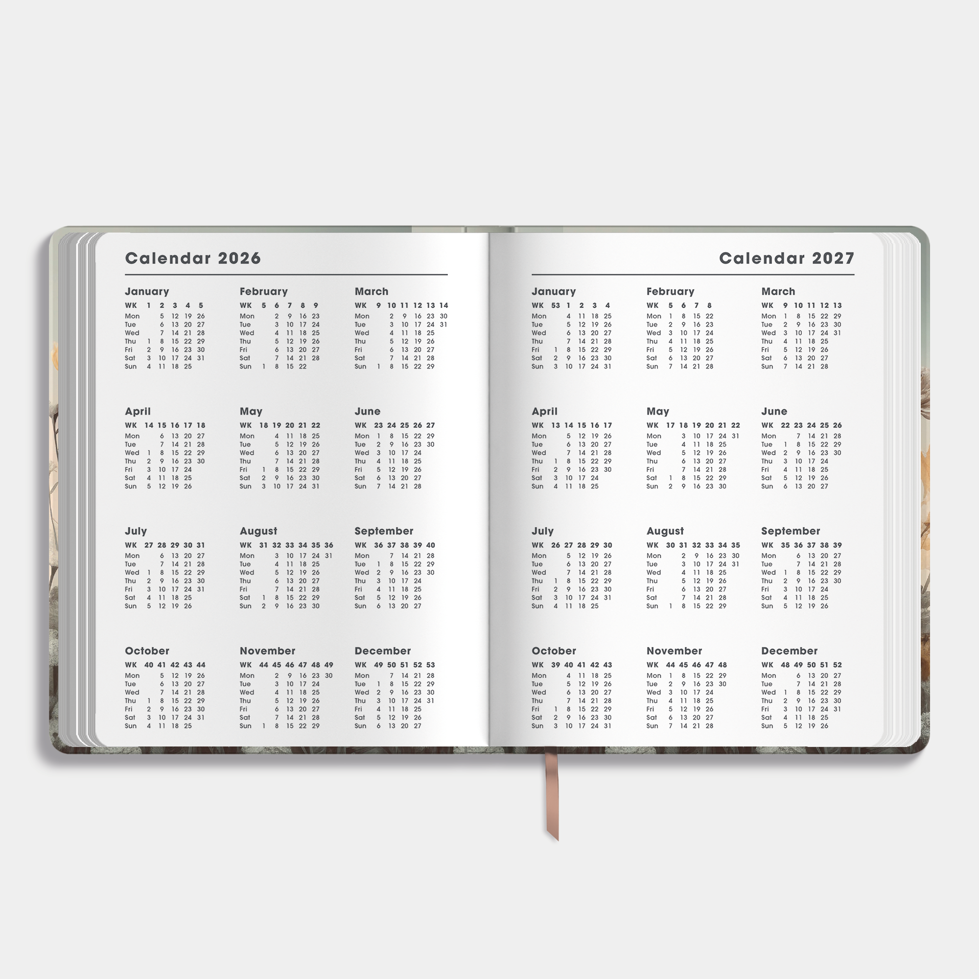 TEACHER PLANNER 2026-2027 ±A4 WILDFLOWERS