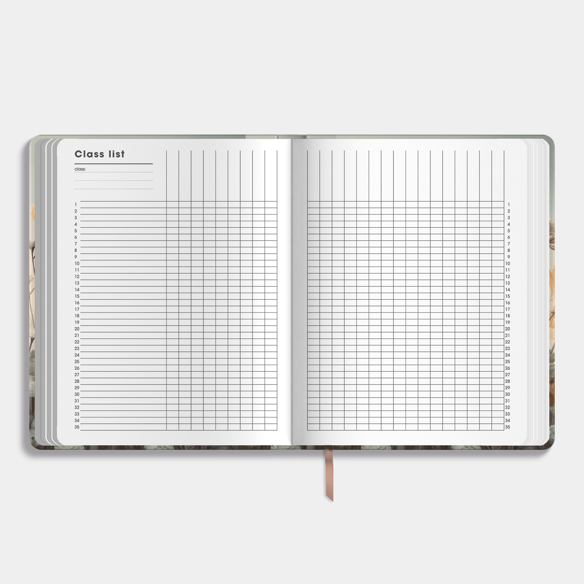TEACHER PLANNER 2026-2027 ±A4 WILDFLOWERS