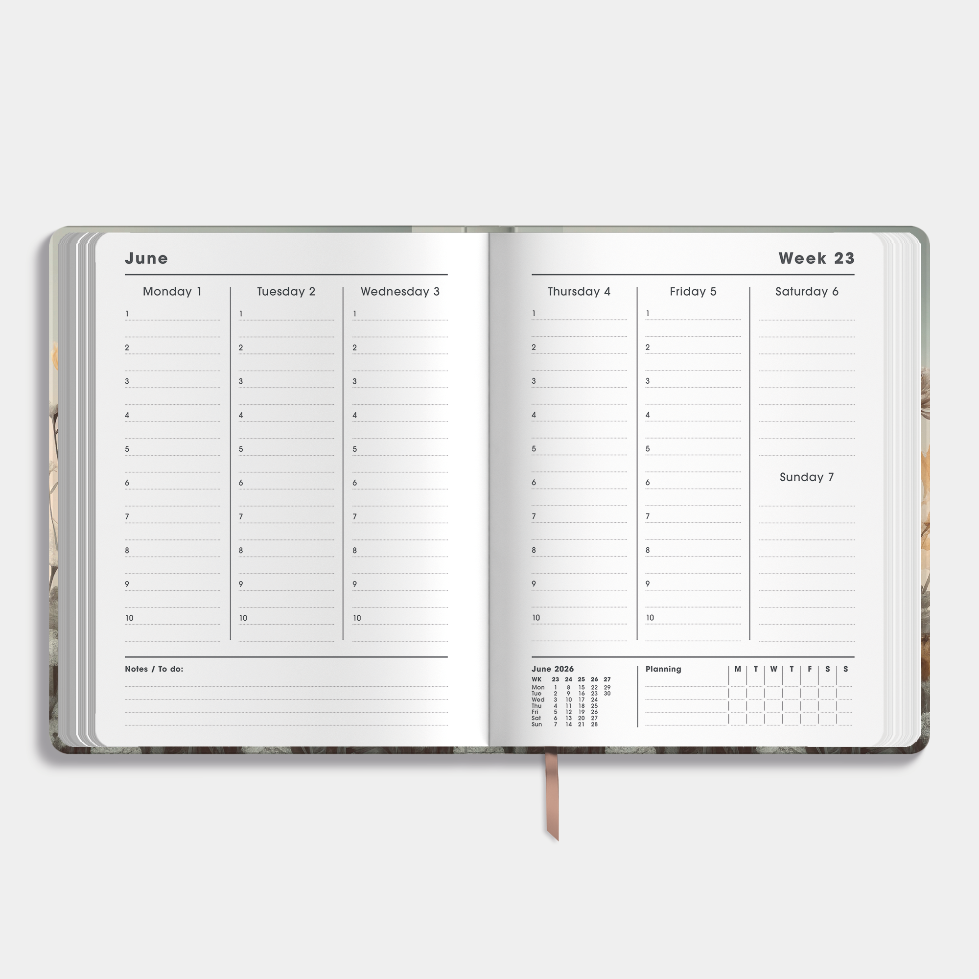 TEACHER PLANNER 2026-2027 ±A4 WILDFLOWERS