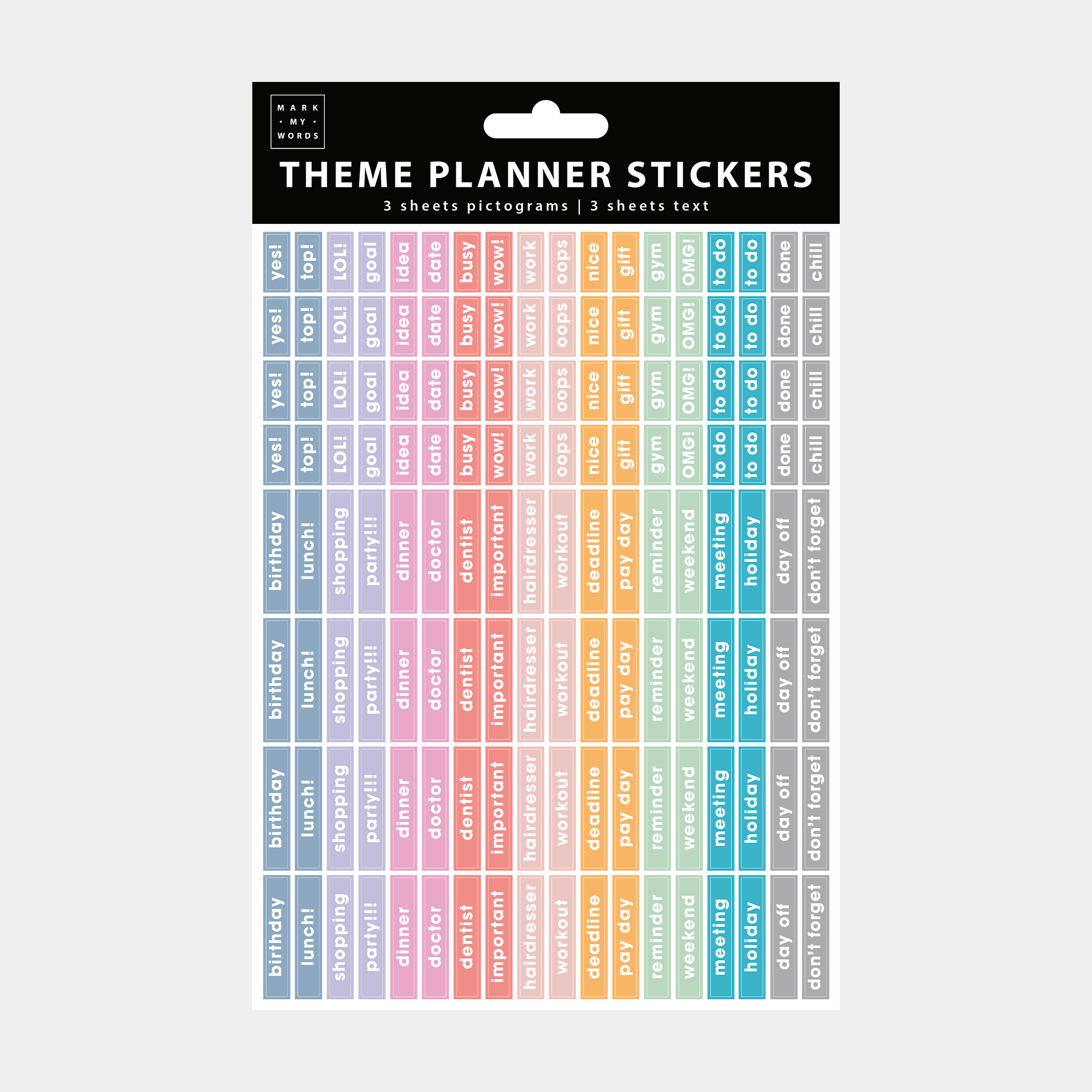 THEME PLANNER STICKERS