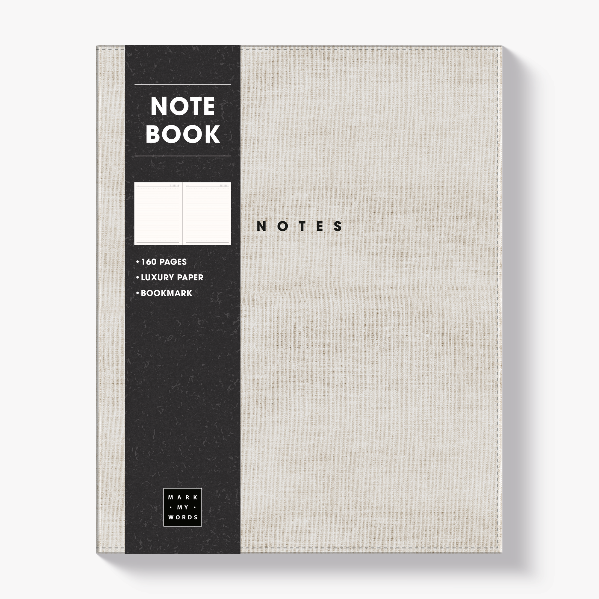 NOTEBOOK A5+ LINEN