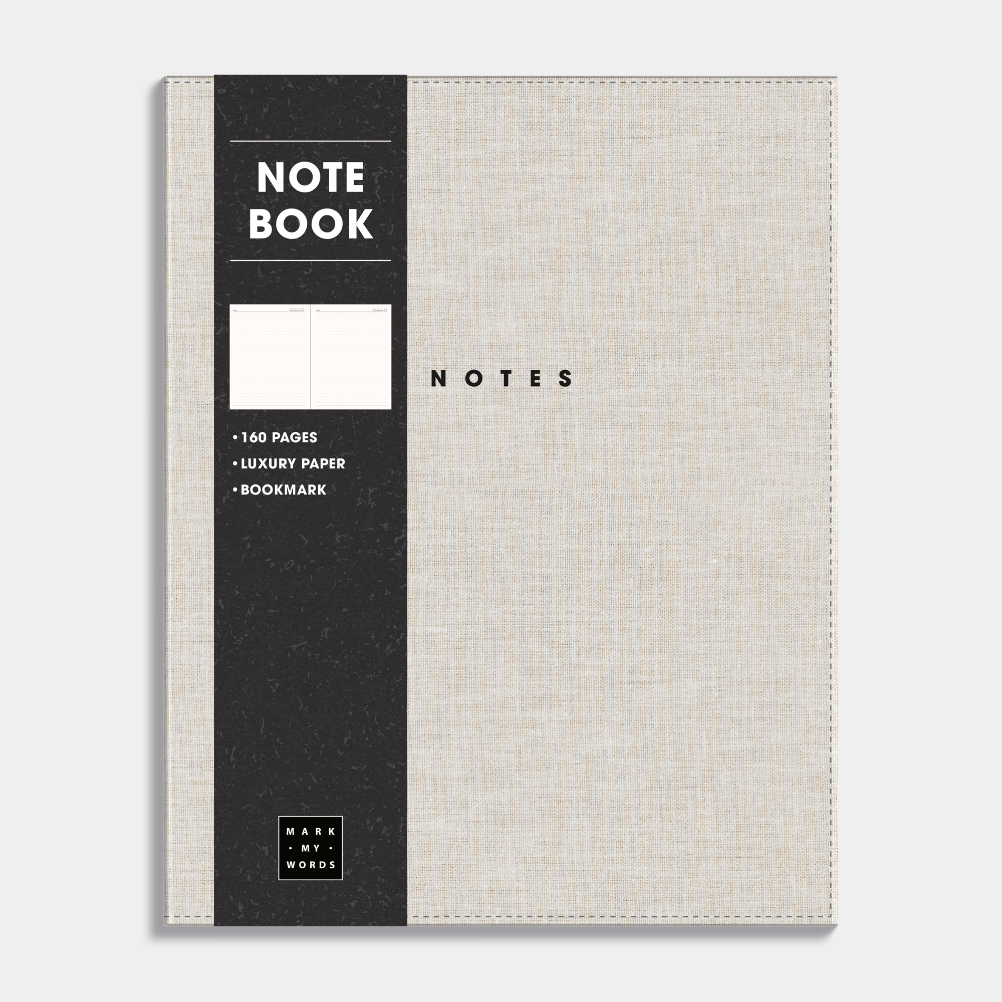 NOTEBOOK A5+ LINEN