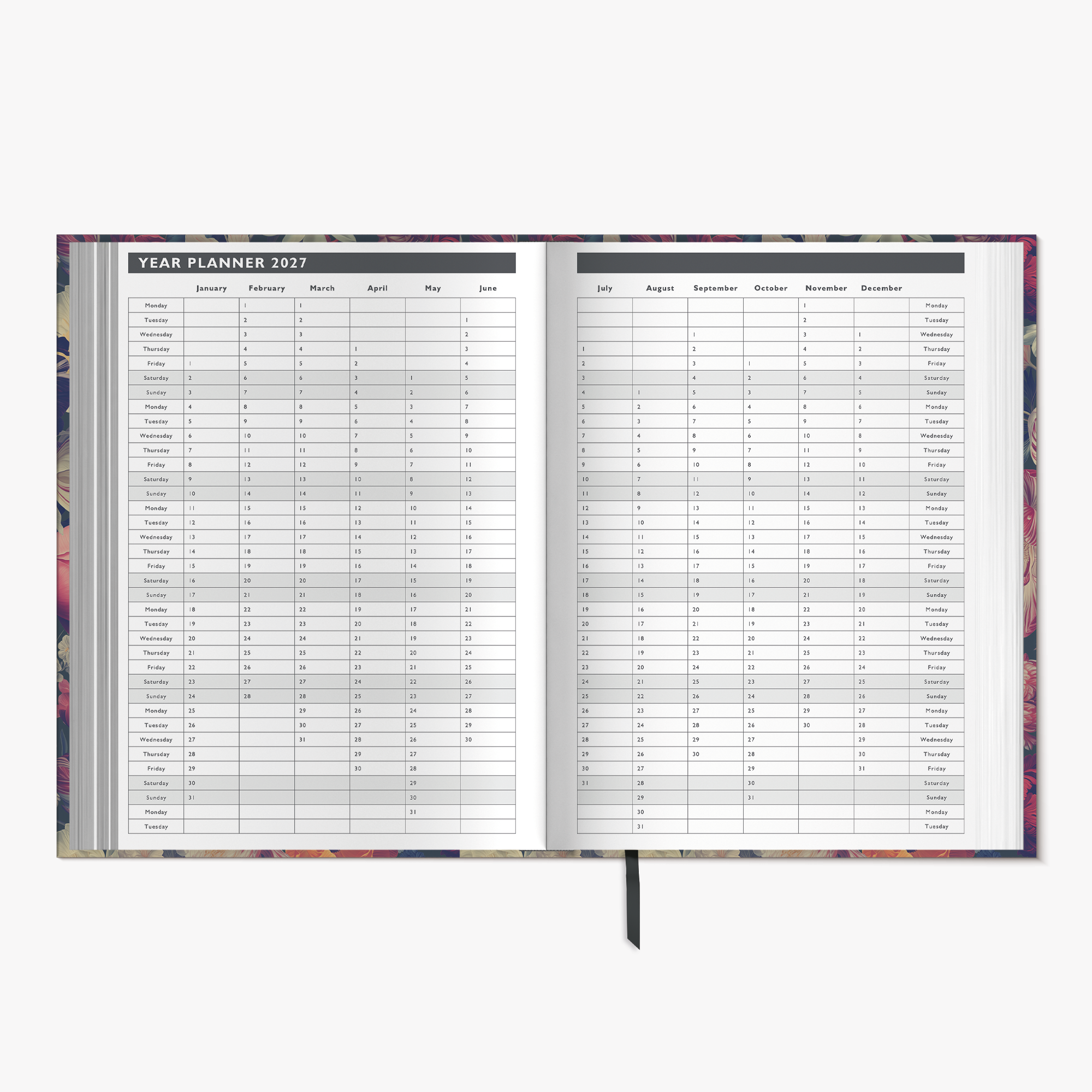 APPOINTMENT DIARY 2027 A4 CLASSIC FLORAL
