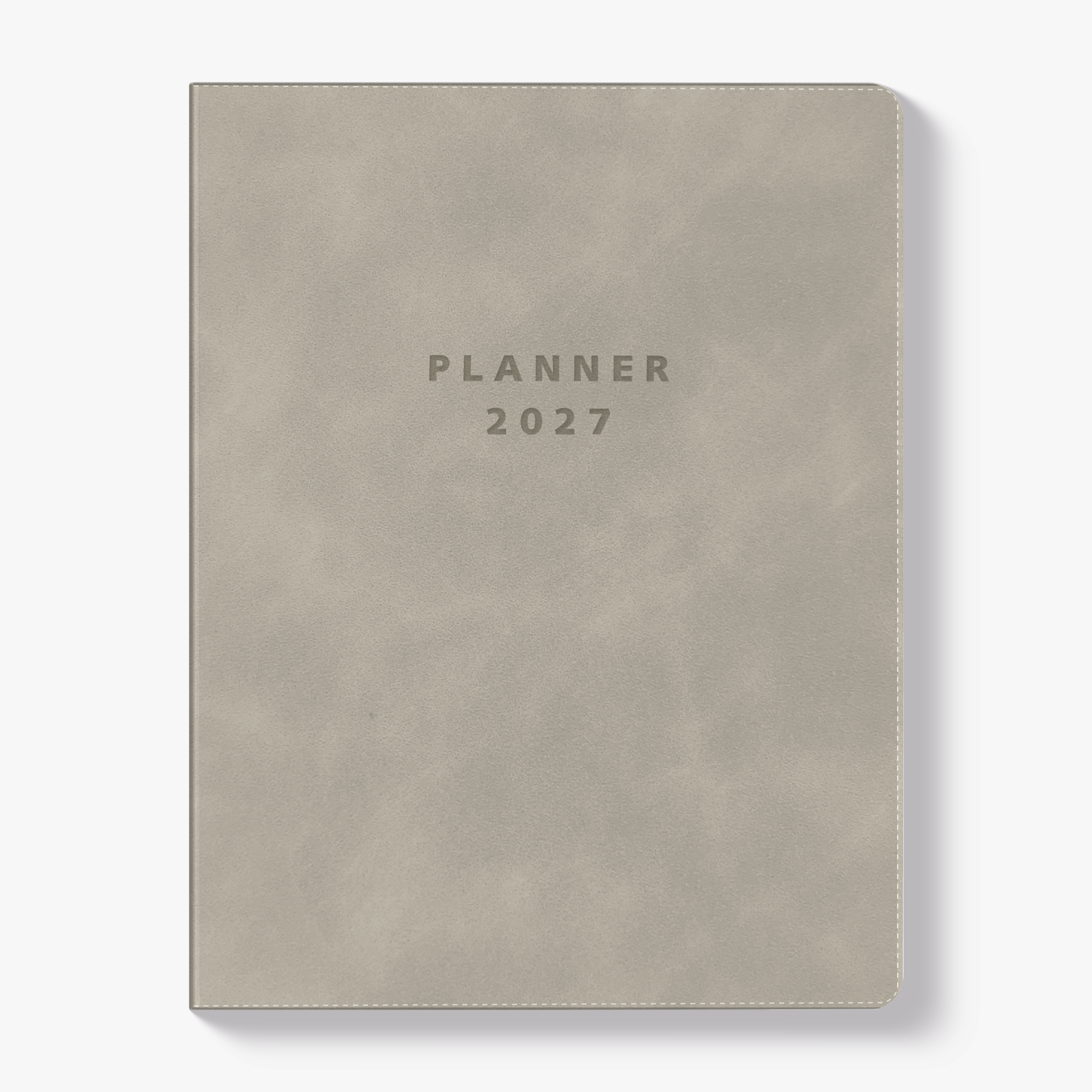 WEEKLY PLANNER 2027 ±A4 SUEDE-LOOK