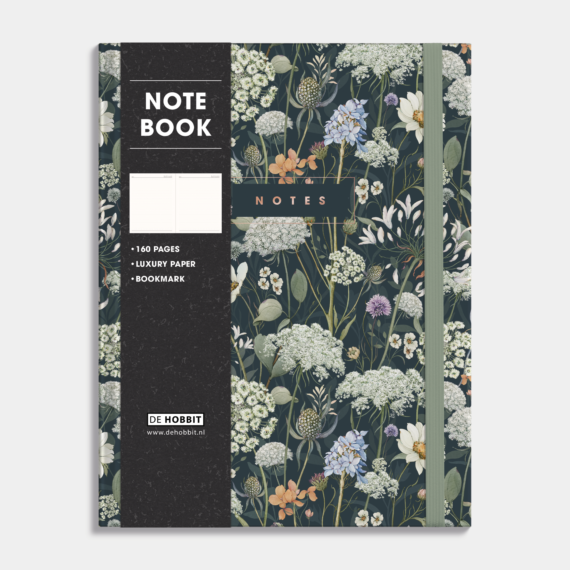 NOTEBOOK ±A4 MIDNIGHT MEADOW