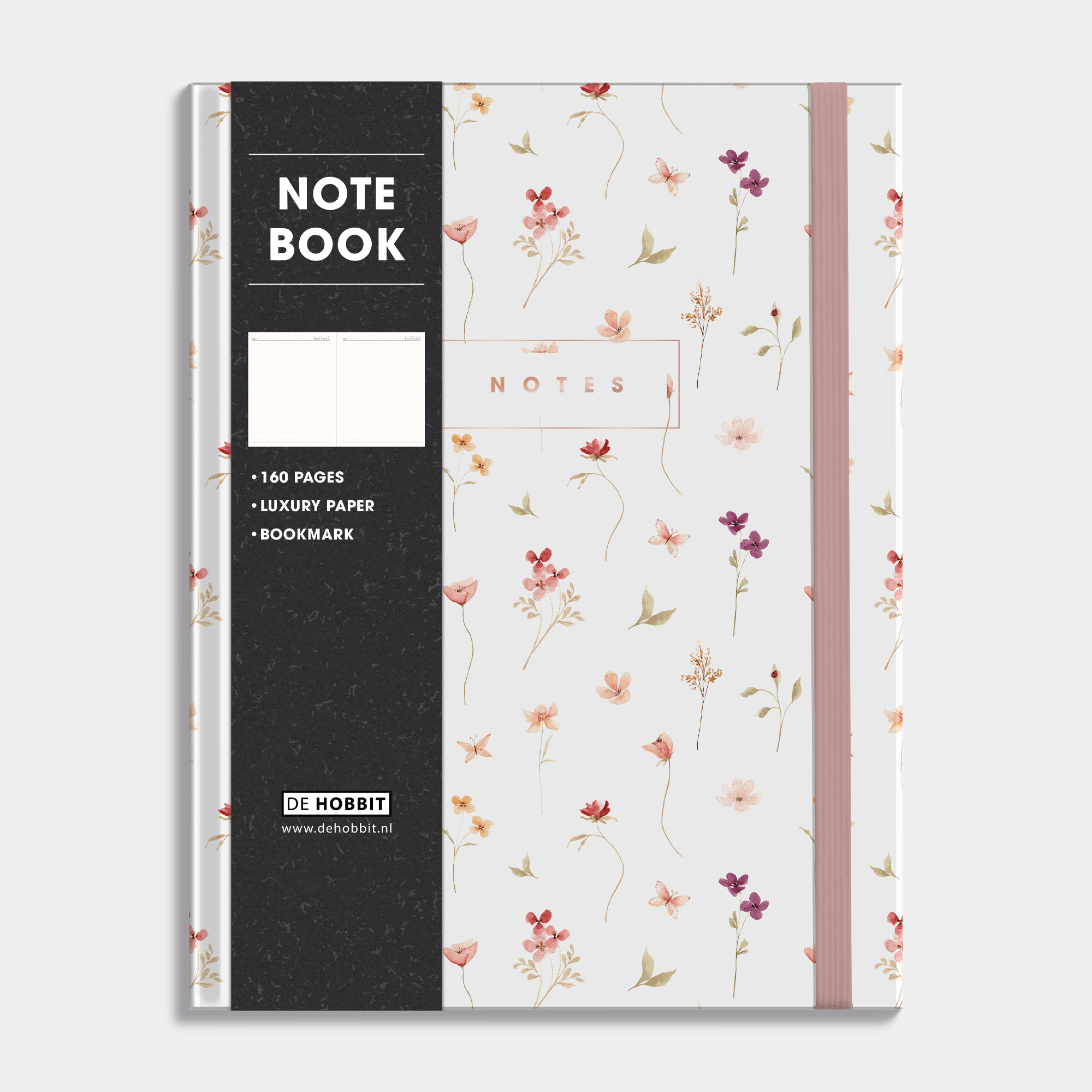 NOTEBOOK ±A4 DELICATE FLORALS