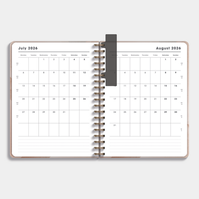 18-MONTH PLANNER 2026-2027 ±A4 ABSTRACT BLUSH