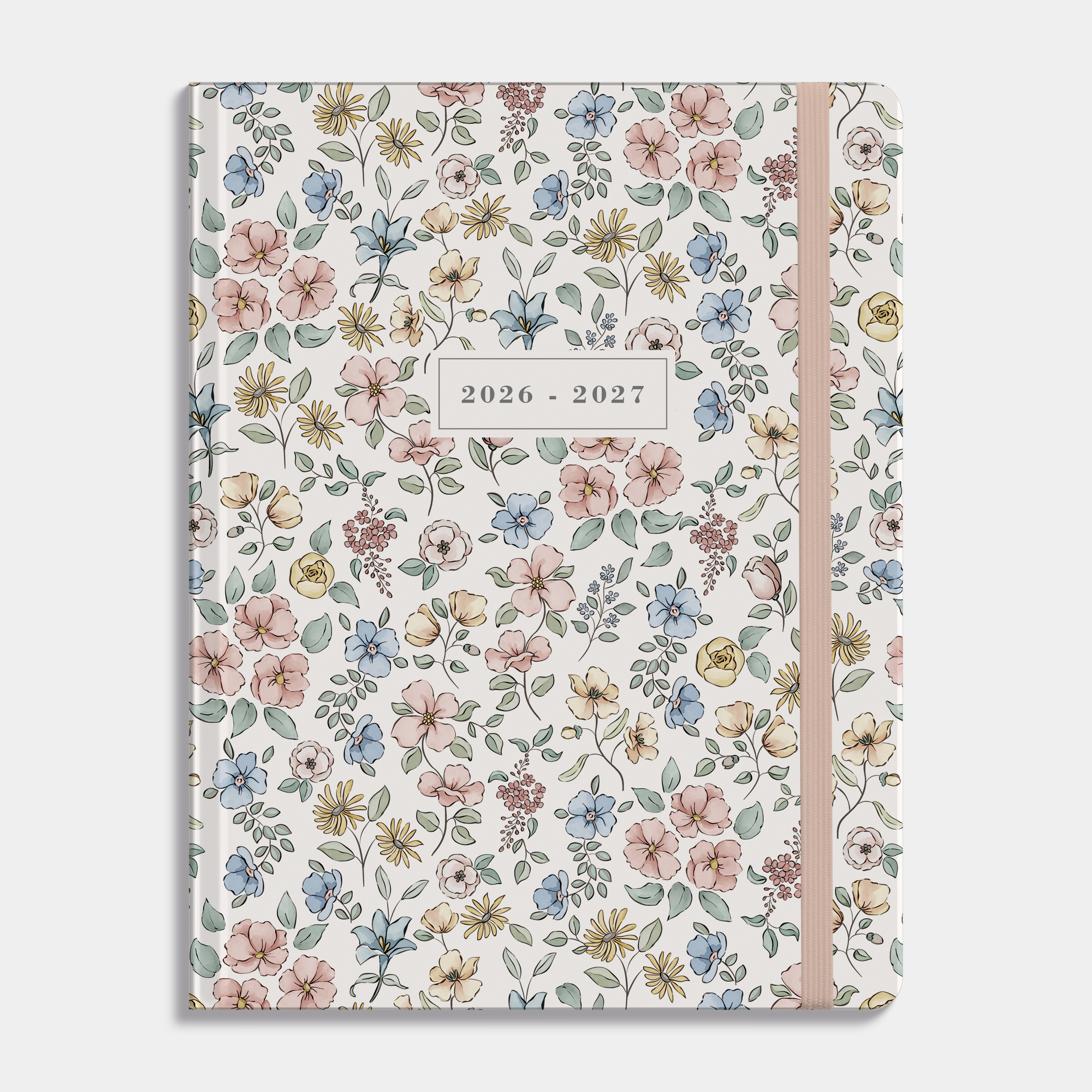 18-MONTH PLANNER 2026-2027 ±A4 PASTEL FLORALS