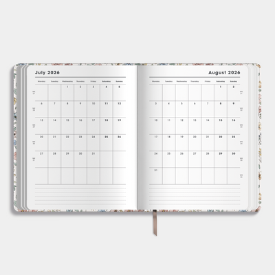18-MONTH PLANNER 2026-2027 ±A4 PASTEL FLORALS