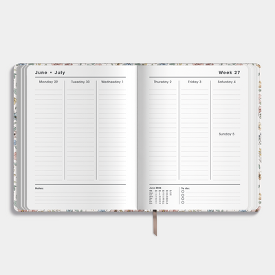 18-MONTH PLANNER 2026-2027 ±A4 PASTEL FLORALS