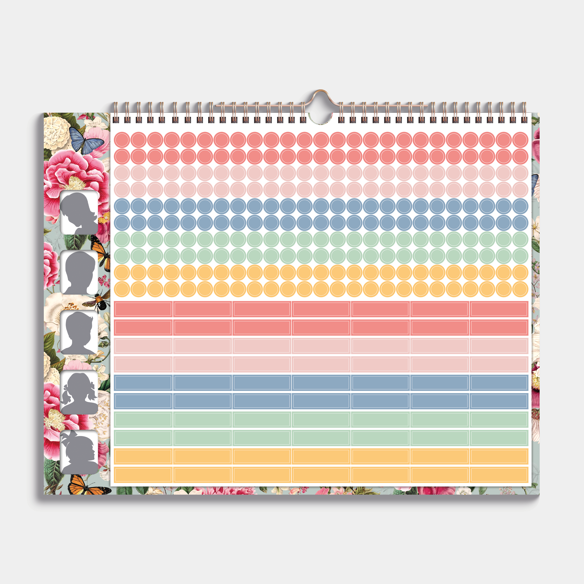 FAMILY PLANNER 2026-2027 ±A3 SHABBY CHIC