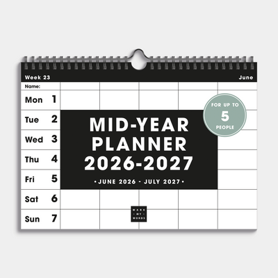 FAMILY PLANNER 2026-2027 A4 MINIMALIST