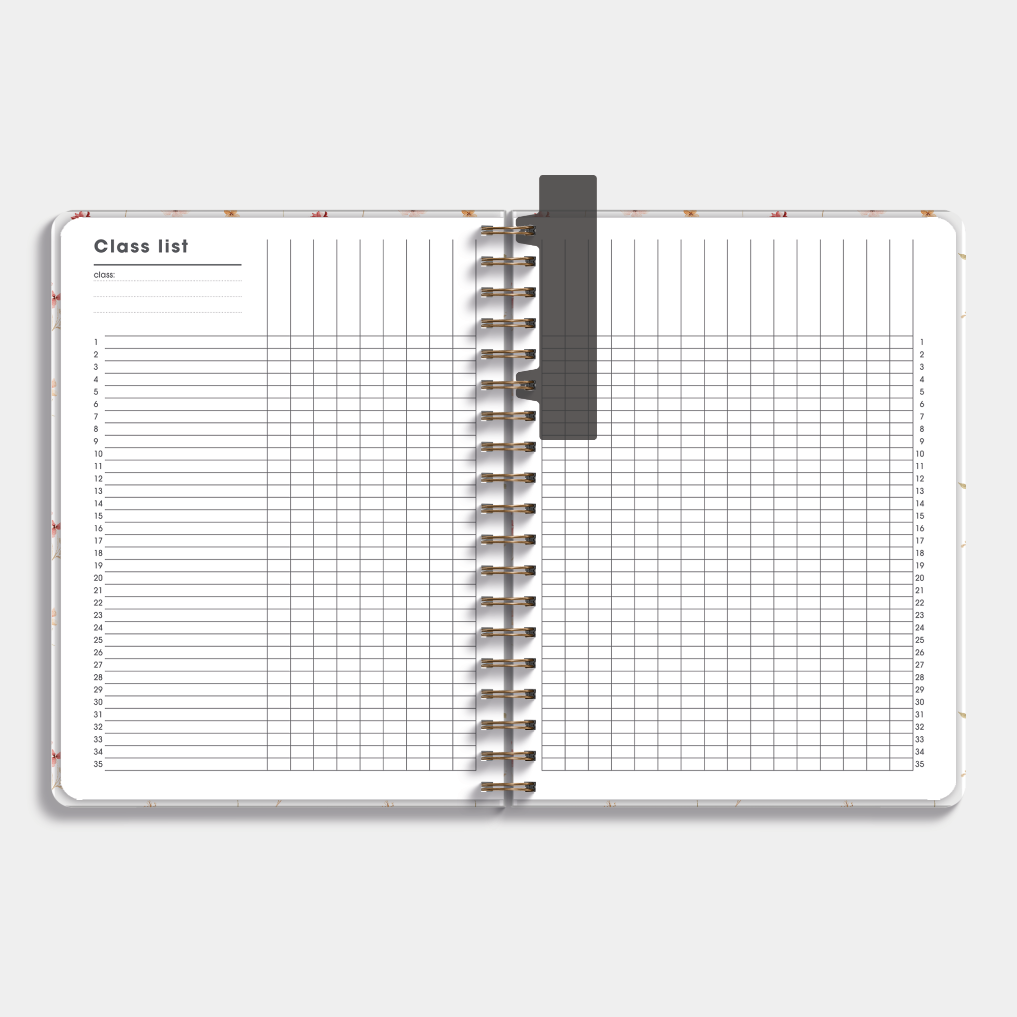 TEACHER PLANNER 2026-2027 ±A4 DELICATE FLORALS