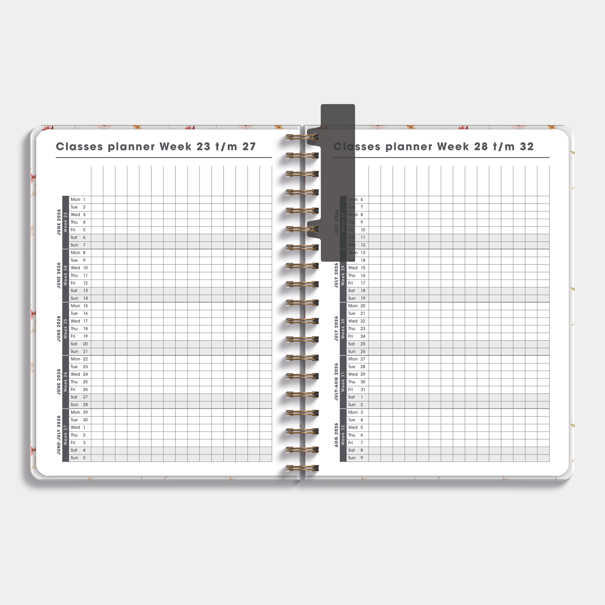 TEACHER PLANNER 2026-2027 ±A4 DELICATE FLORALS