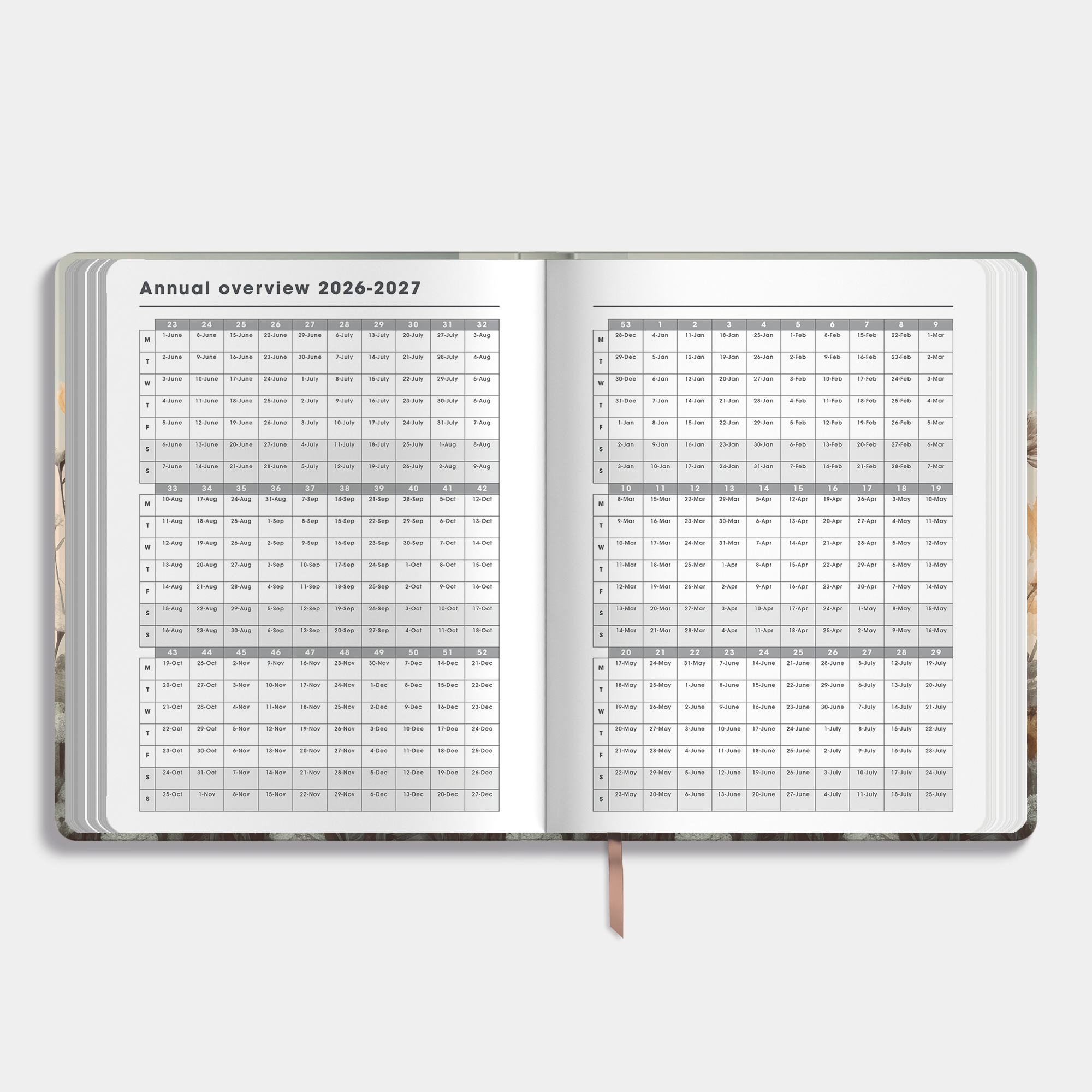 TEACHER PLANNER 2026-2027 ±A4 WILDFLOWERS