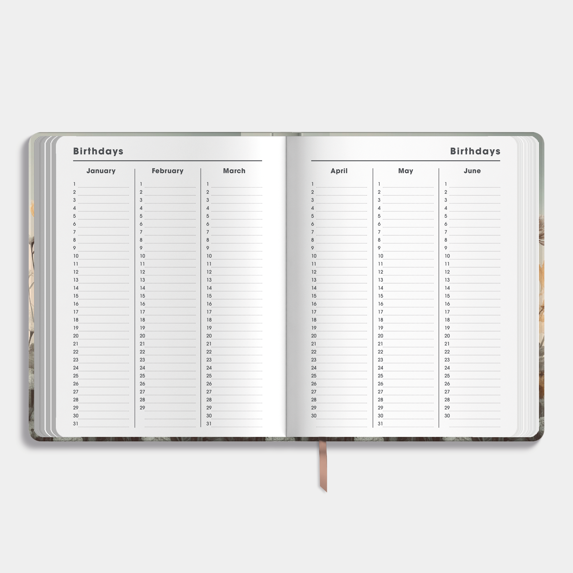 TEACHER PLANNER 2026-2027 ±A4 WILDFLOWERS