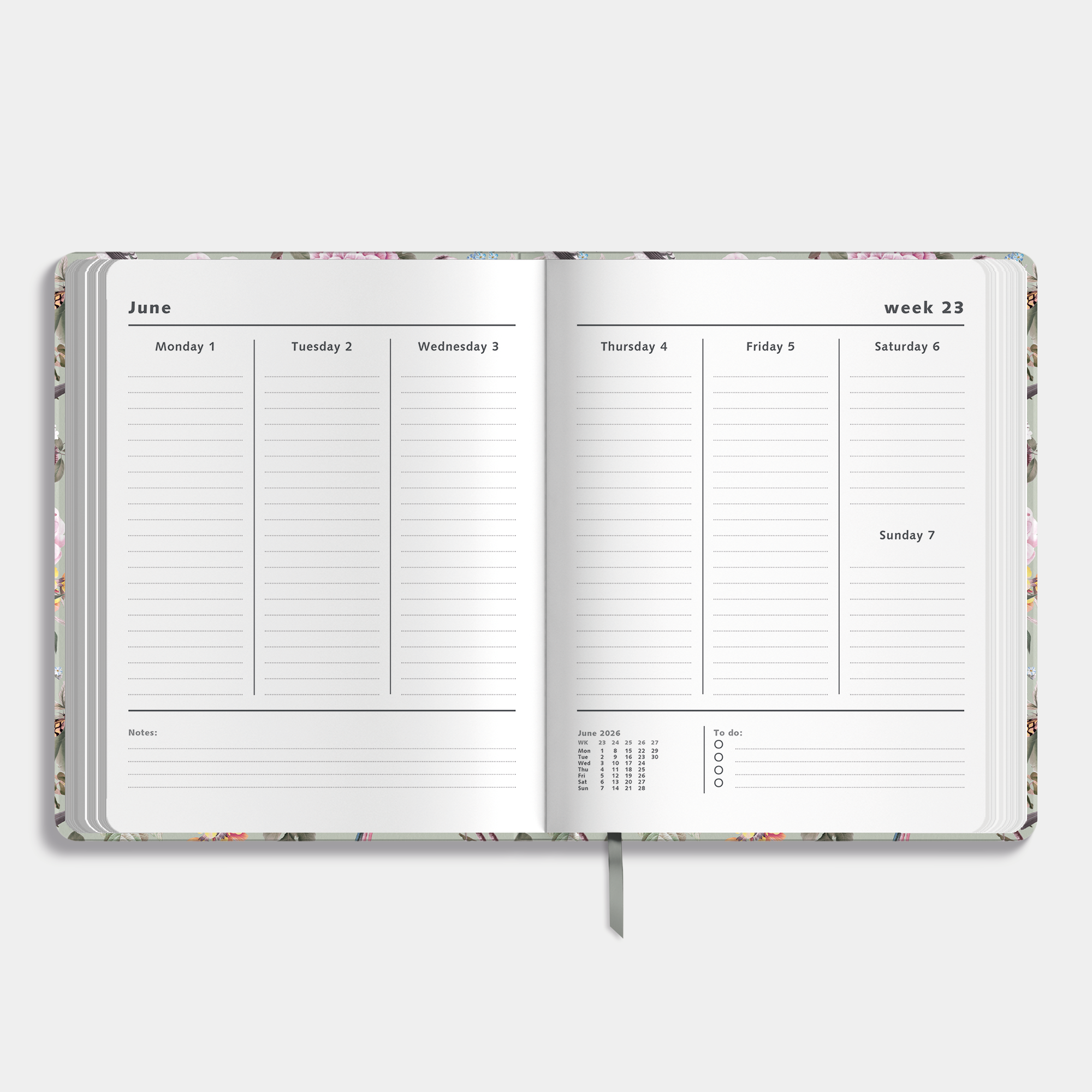 WEEKLY PLANNER 2026-2027 ±A4 ROMANTIC