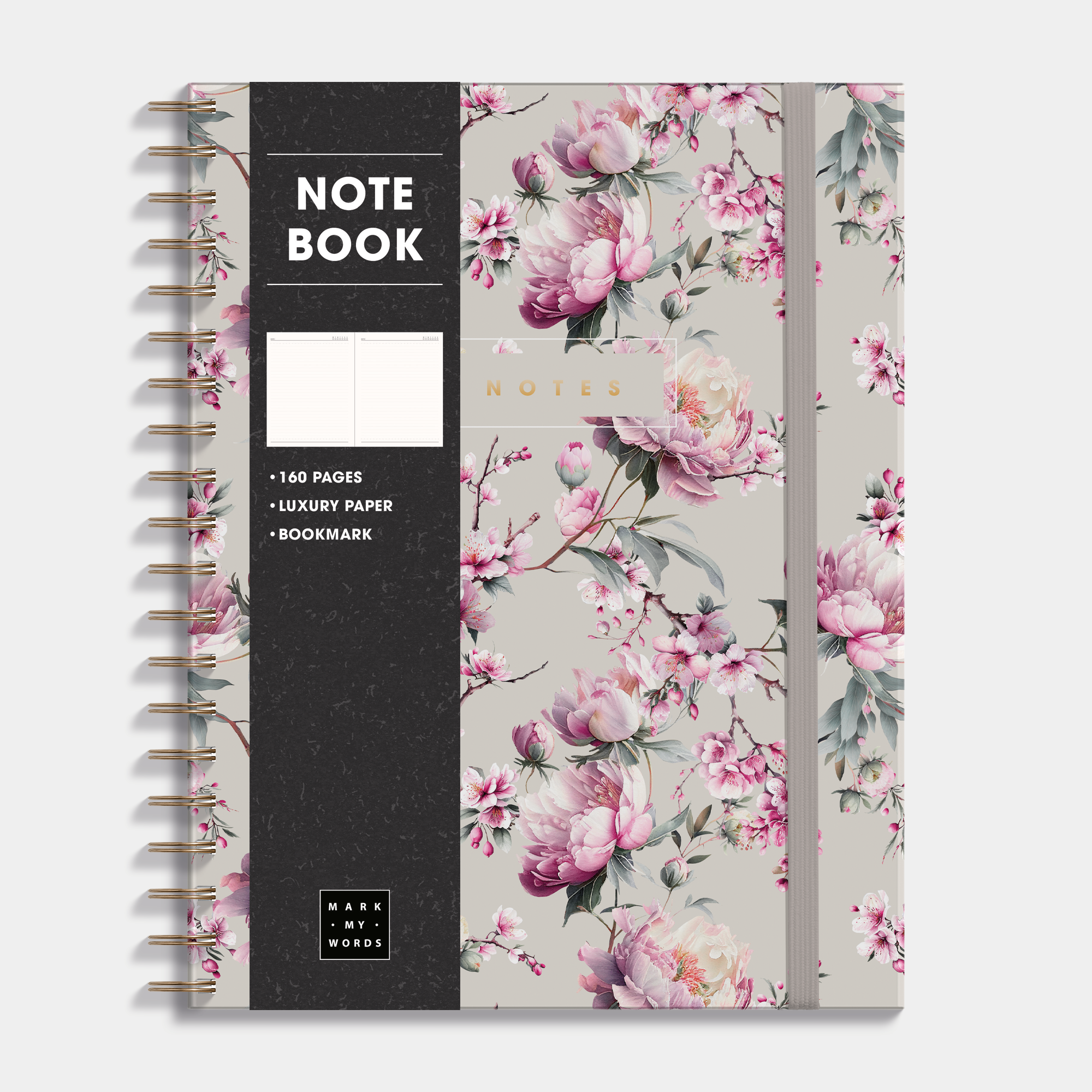 NOTEBOOK ±A4 CHERRY BLOSSOM