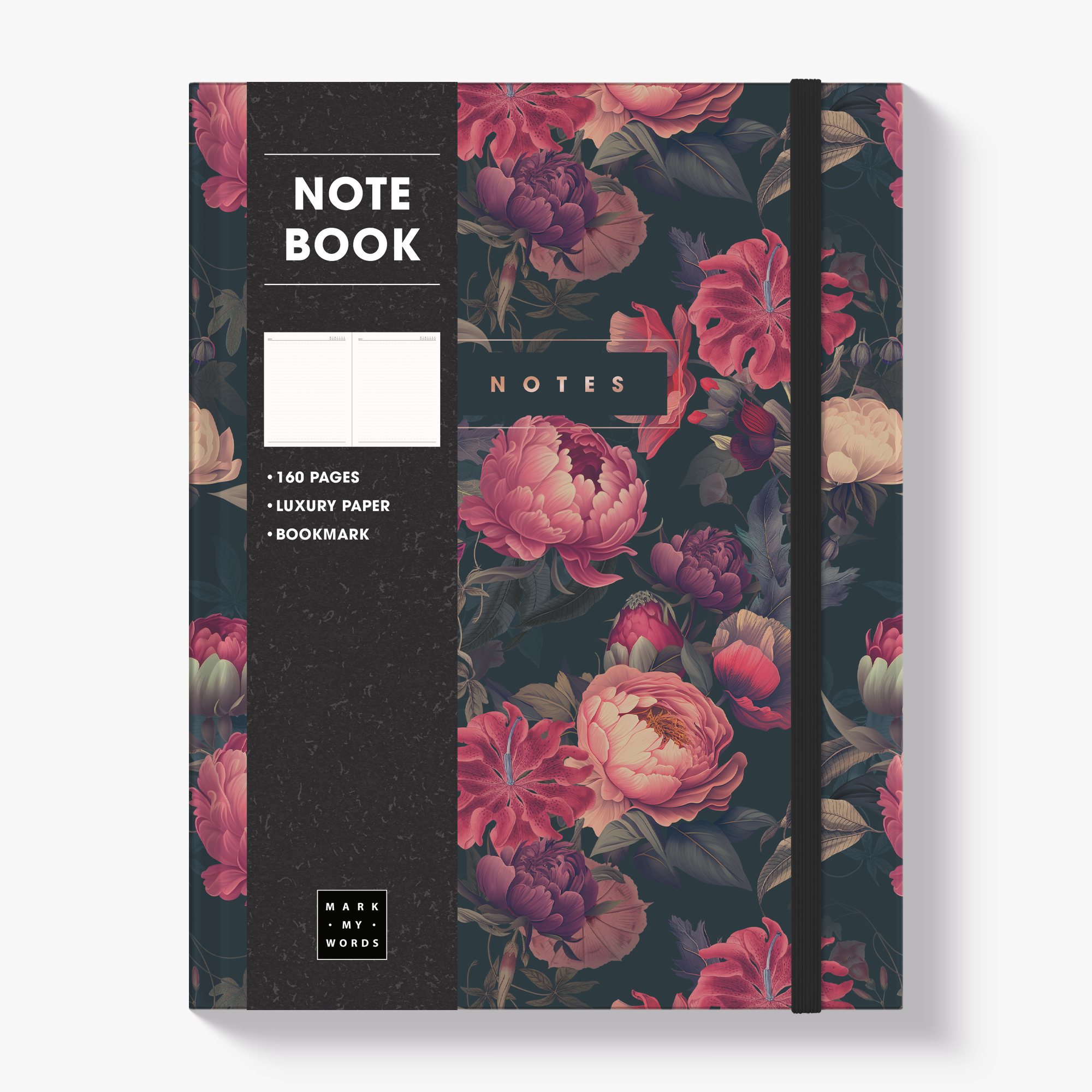 NOTEBOOK ±A4 CLASSIC ROSES
