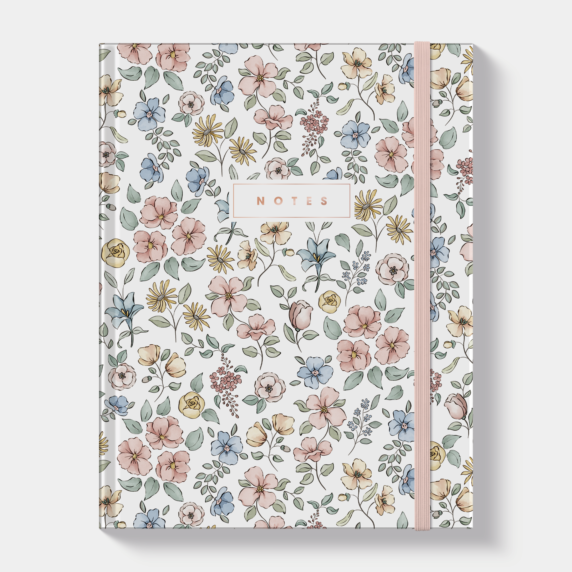 NOTEBOOK ±A4 PASTEL FLORALS