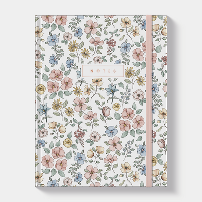 NOTEBOOK ±A4 PASTEL FLORALS