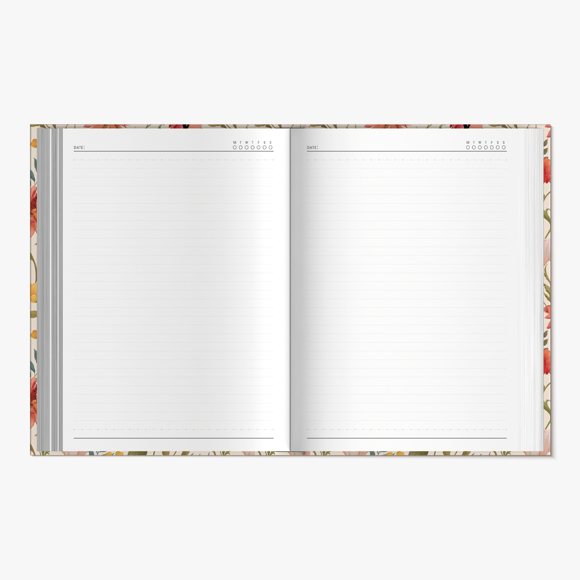 NOTEBOOK ±A4 VINTAGE FLOWERS CREAM