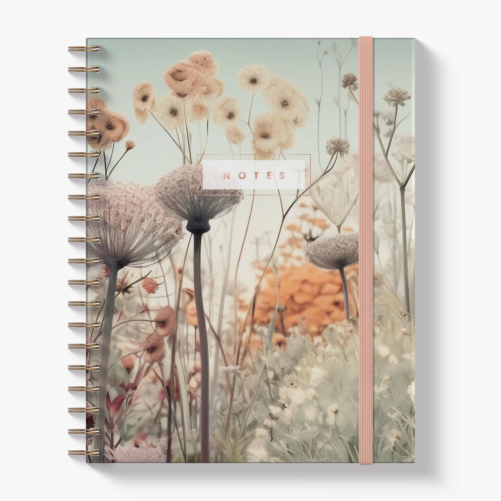 NOTEBOOK ±A4 WILDFLOWERS WIRE-O