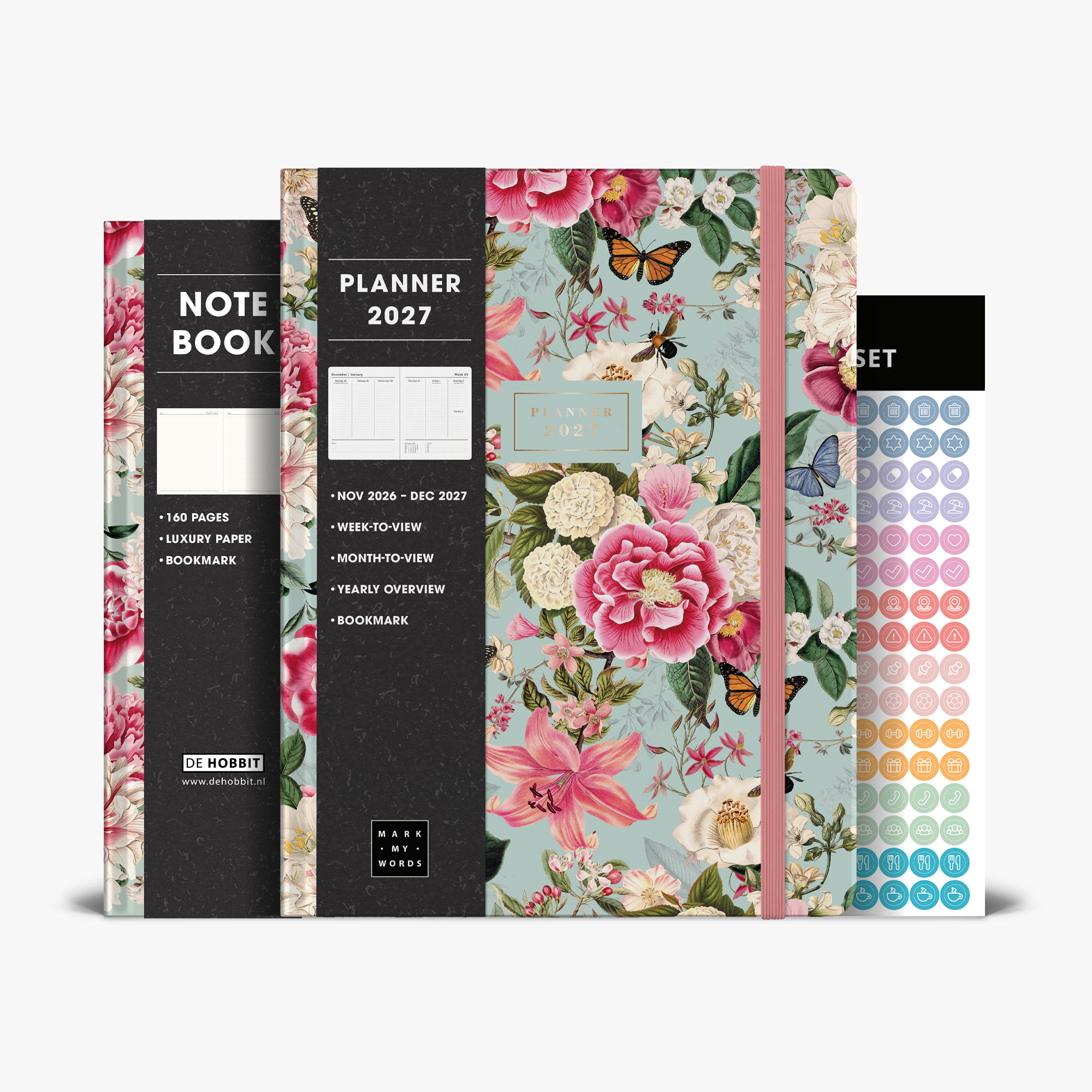 WEEKLY PLANNER BUNDLE 2027 ±A4 SHABBY CHIC
