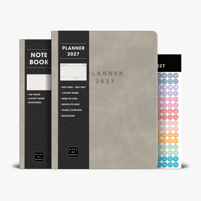 WEEKLY PLANNER BUNDLE 2027 ±A4 SUEDE