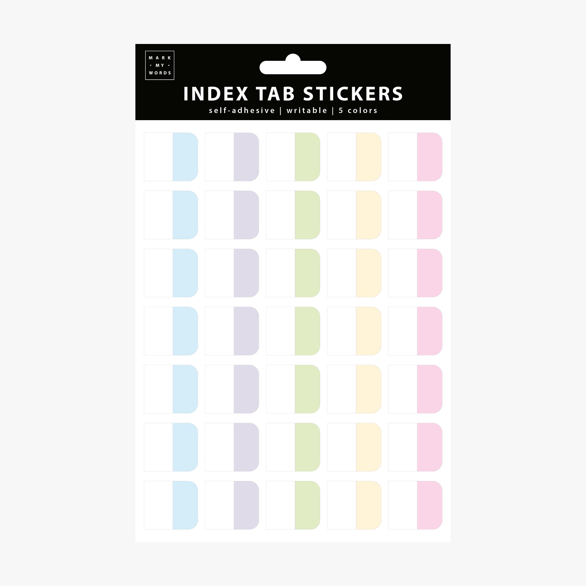 INDEX TAB STICKERS