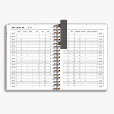 TEACHER PLANNER 2026-2027 ±A4 DELICATE FLORALS