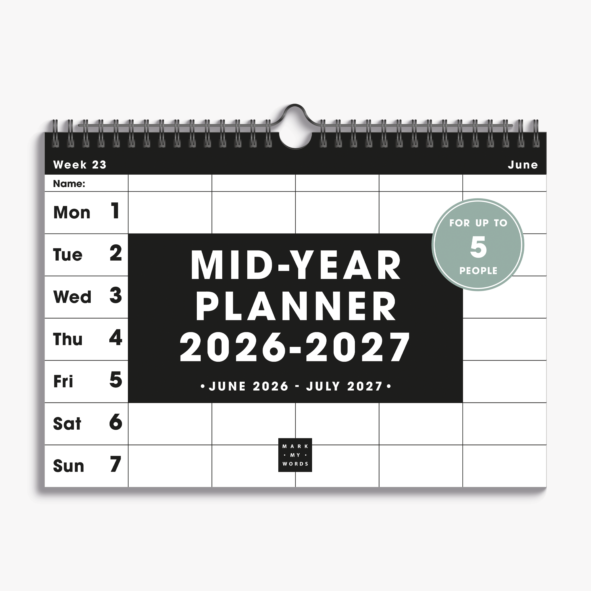 FAMILY PLANNER 2026-2027 A4 MINIMALIST