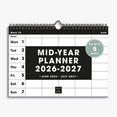 FAMILY PLANNER 2026-2027 A4 MINIMALIST