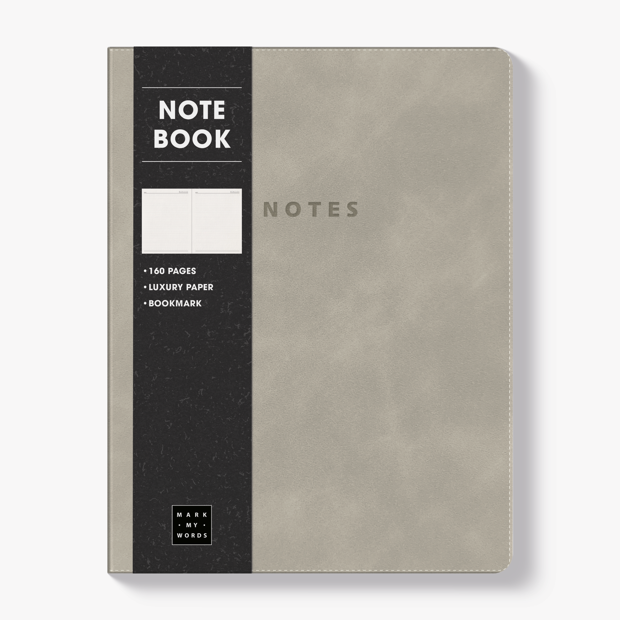 NOTEBOOK ±A4 FLEXCOVER SUEDE-LOOK