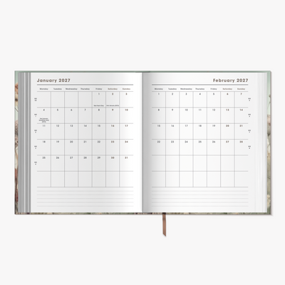 APPOINTMENT DIARY 2027 A5+ WILDFLOWERS