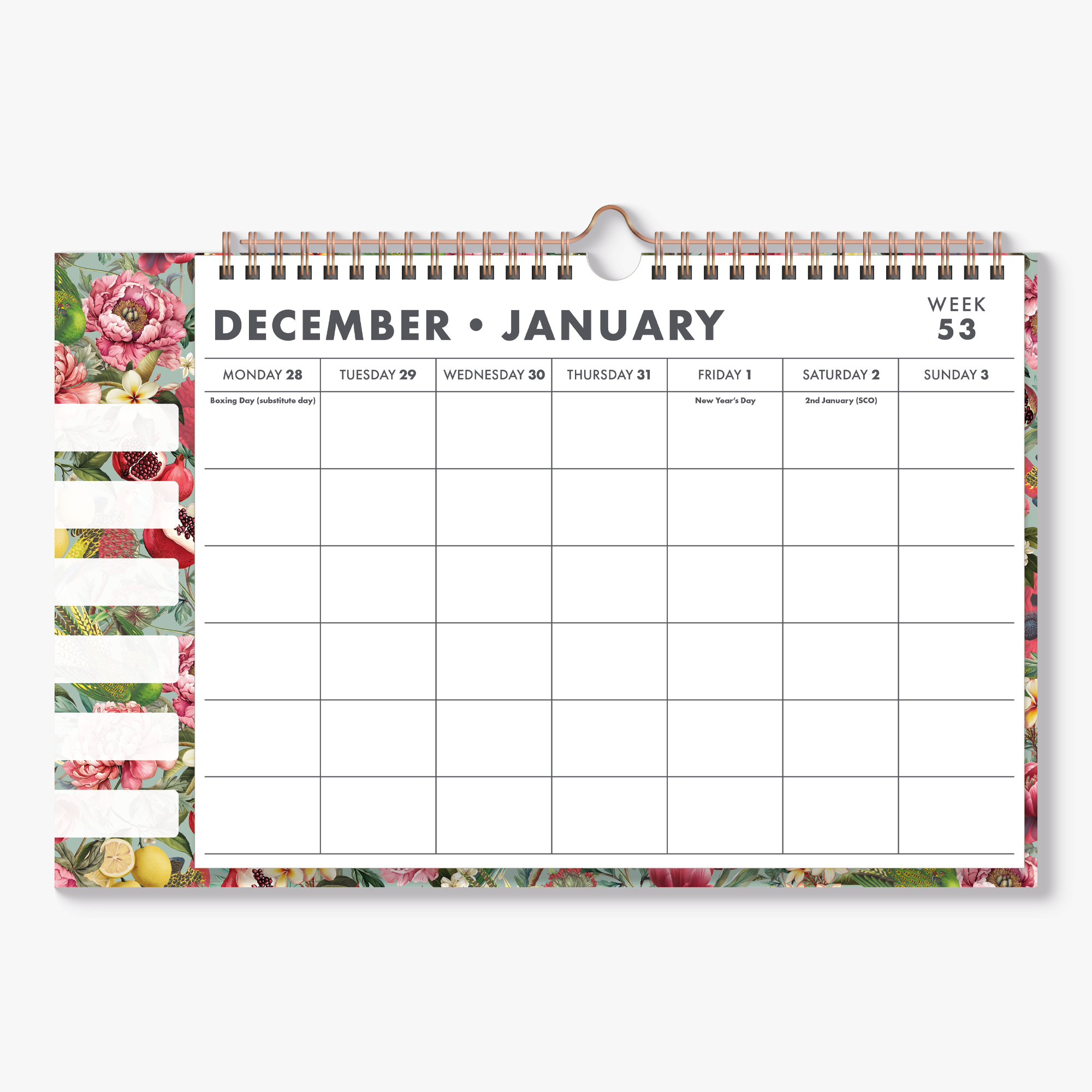 FAMILY PLANNER 2027 A4+ TROPICAL