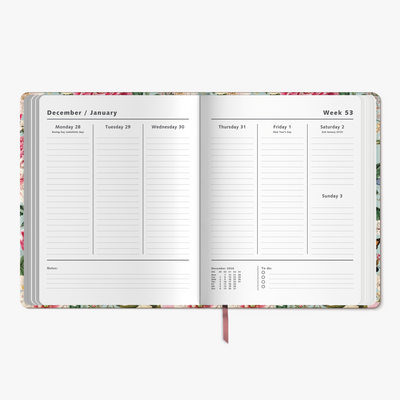 WEEKLY PLANNER 2027 ±A4 SHABBY CHIC