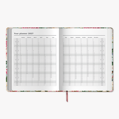 WEEKLY PLANNER 2027 ±A4 SHABBY CHIC