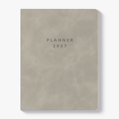 WEEKLY PLANNER 2027 ±A4 SUEDE-LOOK