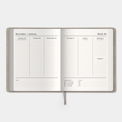 WEEKLY PLANNER BUNDLE 2027 ±A4 SUEDE