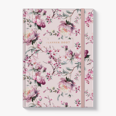WEEKLY PLANNER 2027 A4 CHERRY BLOSSOM