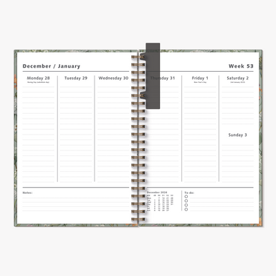 WEEKLY PLANNER BUNDLE 2027 A4 WILDFLOWERS
