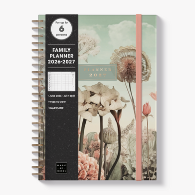FAMILY DIARY 2027 A4 WILDFLOWERS