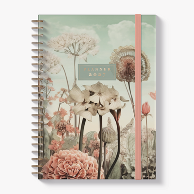 FAMILY DIARY 2027 A4 WILDFLOWERS