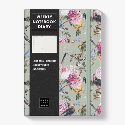 NOTEBOOK DIARY BUNDLE 2027 A5 ROMANTIC
