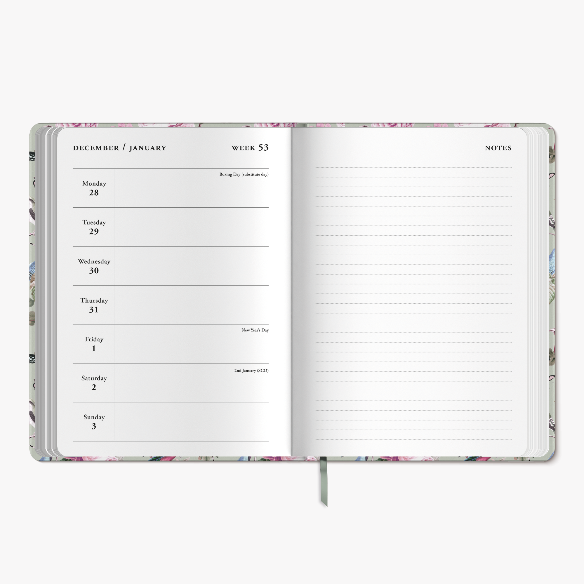 NOTEBOOK DIARY BUNDLE 2027 A5 ROMANTIC