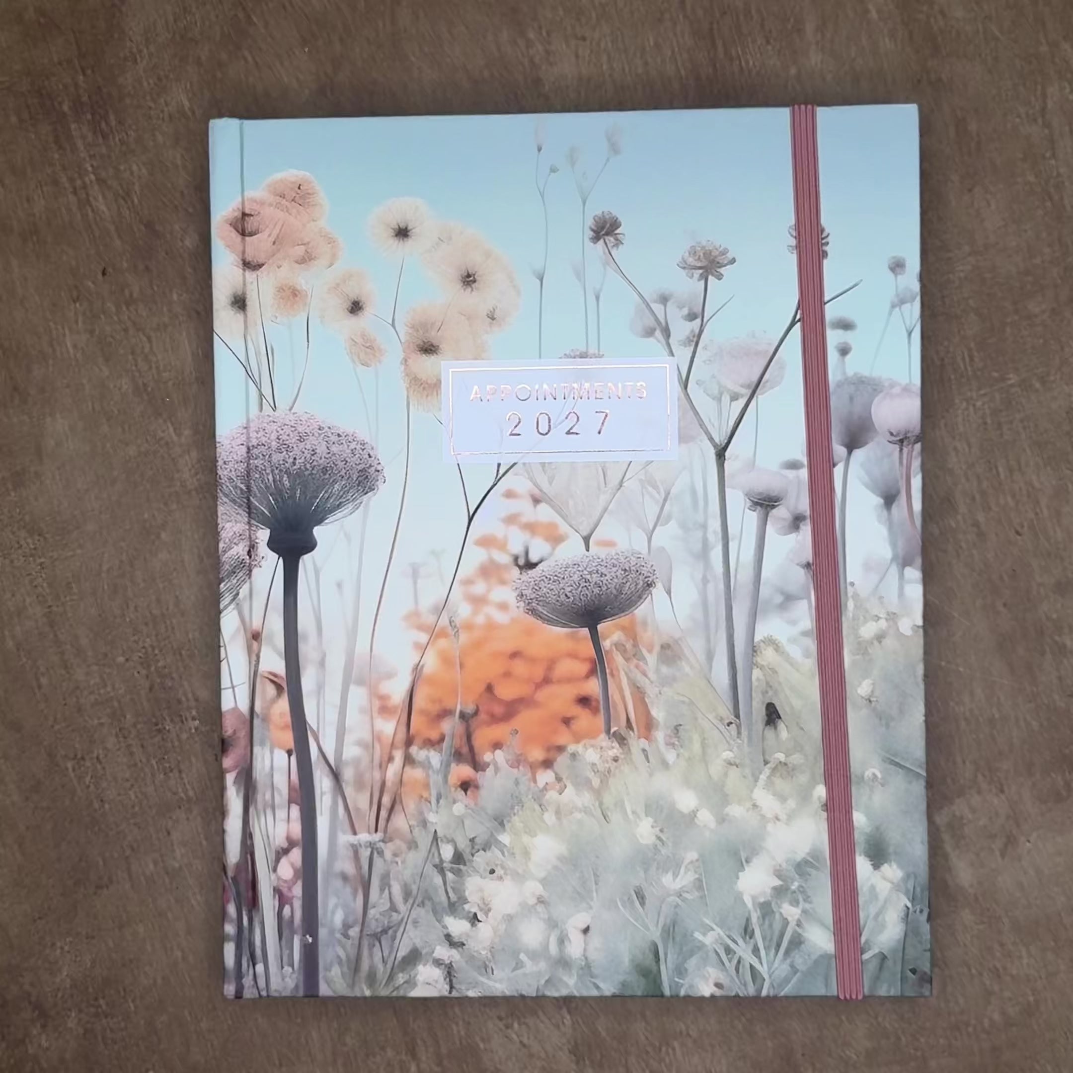 APPOINTMENT DIARY 2027 A5+ WILDFLOWERS