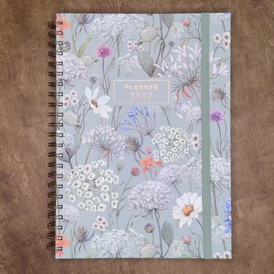 WEEKLY PLANNER 2027 A4 MEADOW FLOWERS