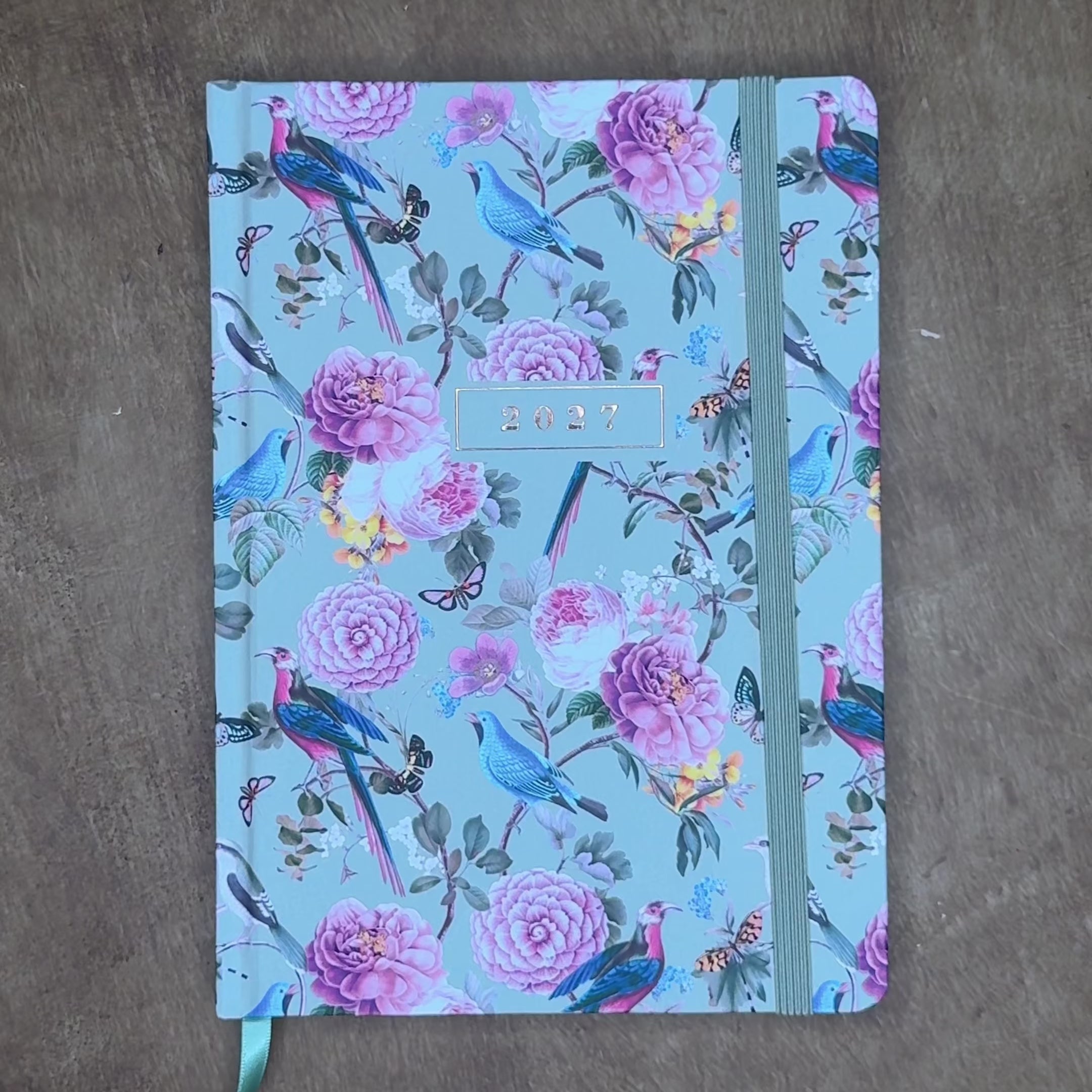 NOTEBOOK DIARY 2027 A5 ROMANTIC